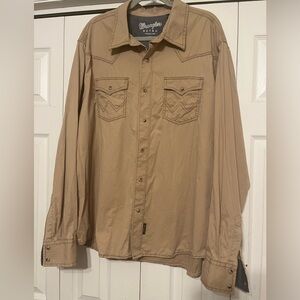 Wrangler Retro Premium pearl snap button shirt XXL